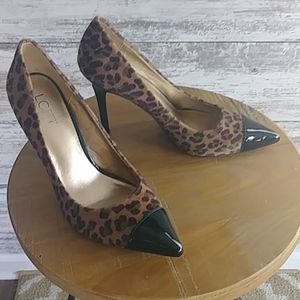 Loft leopard print heels